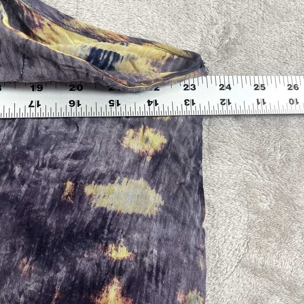 Maxi Tie Dye Dress Womens Large Sleeveless Hippie Coastal Beachy Cottage Core - Picture 7 of 8